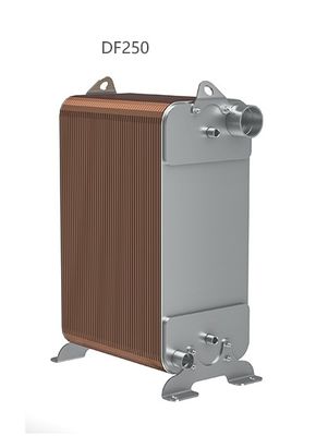 Diagonal Flow Brazed Plate Heat Exchanger For Central Air Conditioning Industry